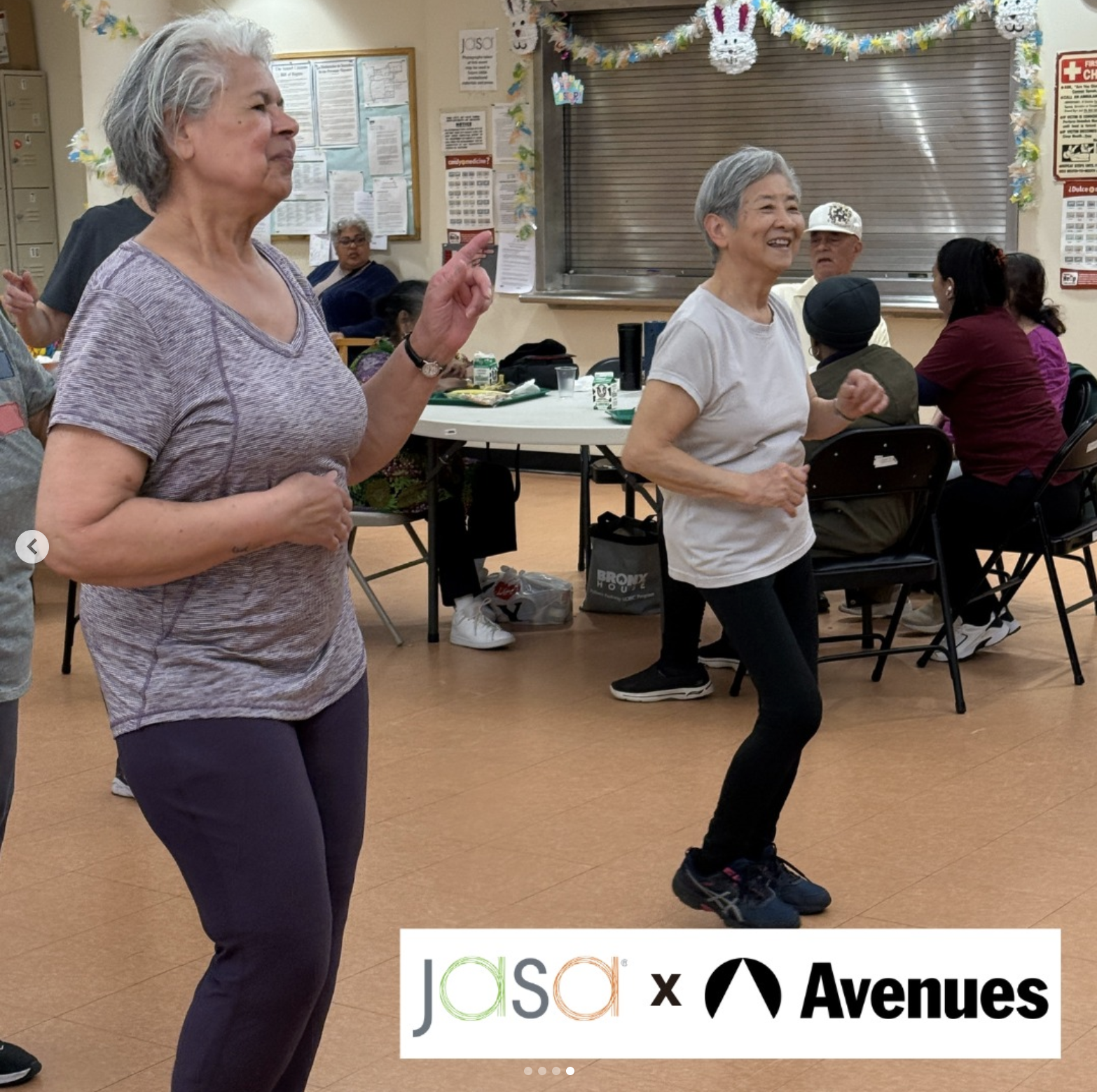 A multilingual event with elderly community members at JASA