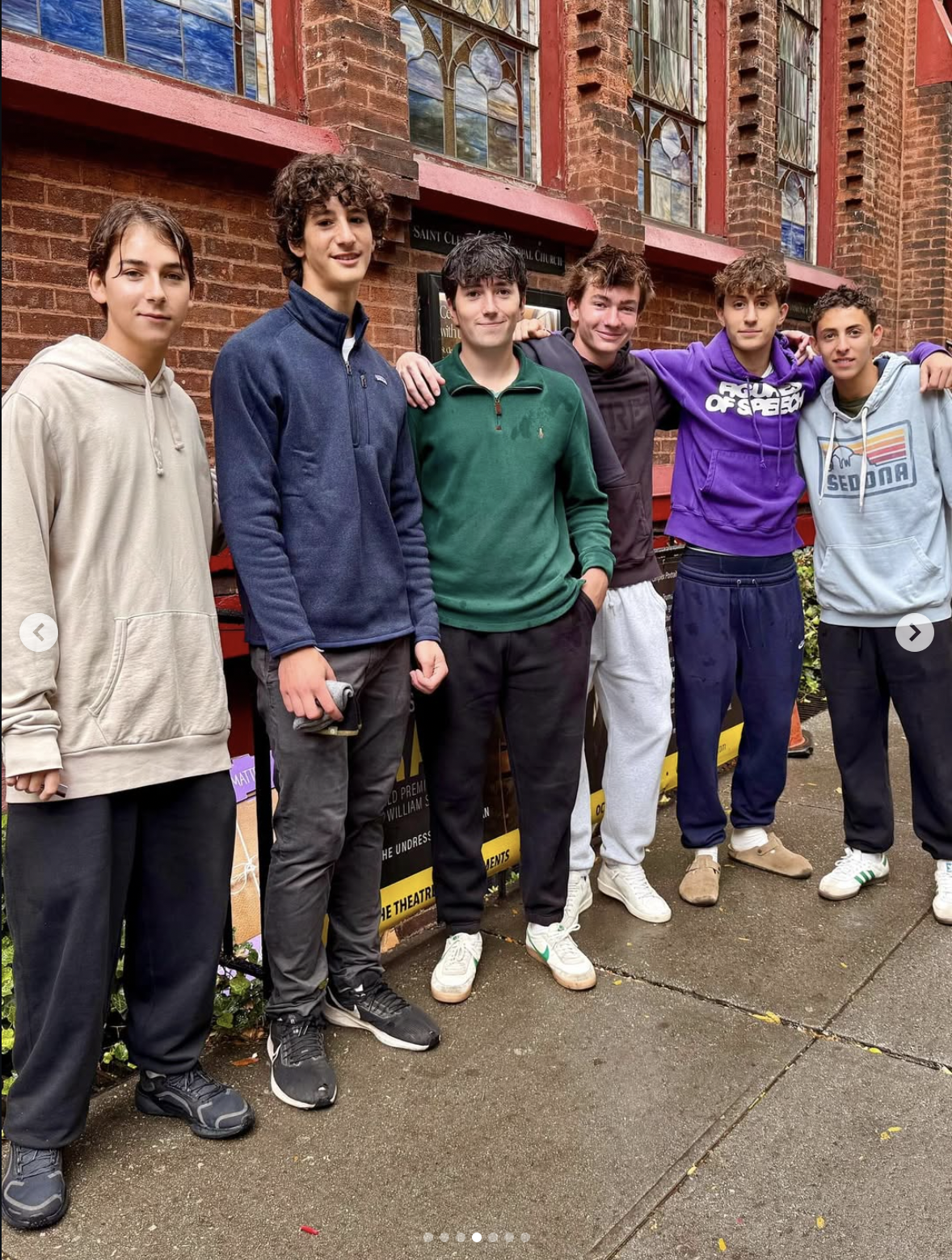 Volunteers distributing meals at St. Clement's Food Pantry